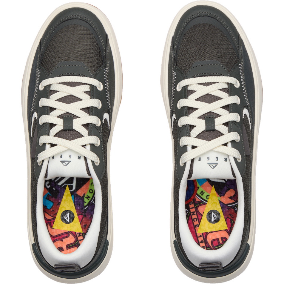2026 Reef M&auml;nner Fanning Schuh CJ8977  Black / Weiß / Gummi